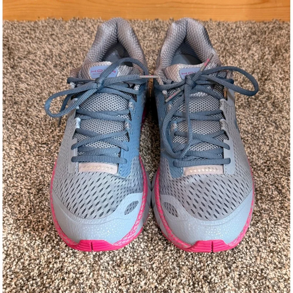 Under Armour HOVR Guardian 2 Womens Gray Pink Running Shoes 3022598-403 Size 12